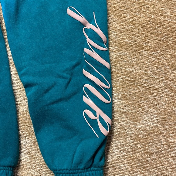 Pink Victoria’s Secret cotton blend, jogger style sweats - Picture 4 of 7